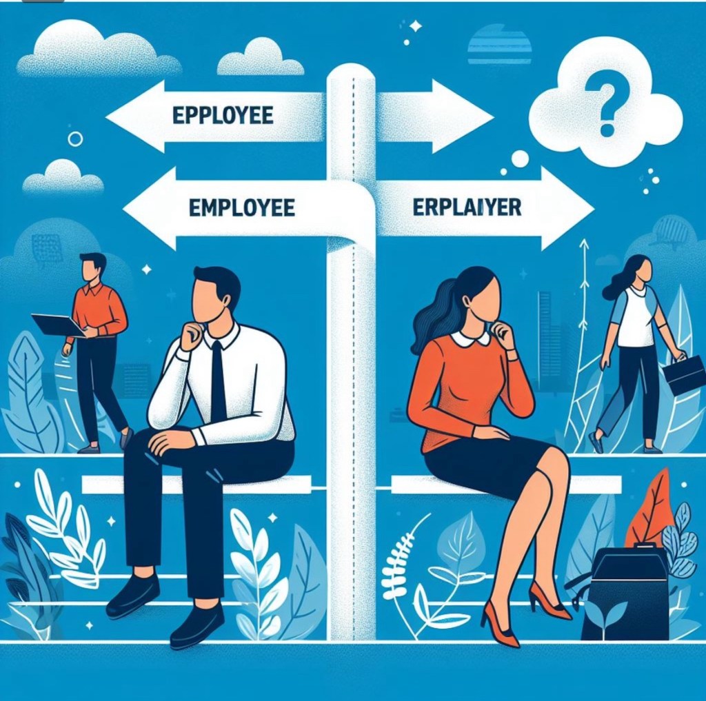 At a Crossroad: Employee or Employer